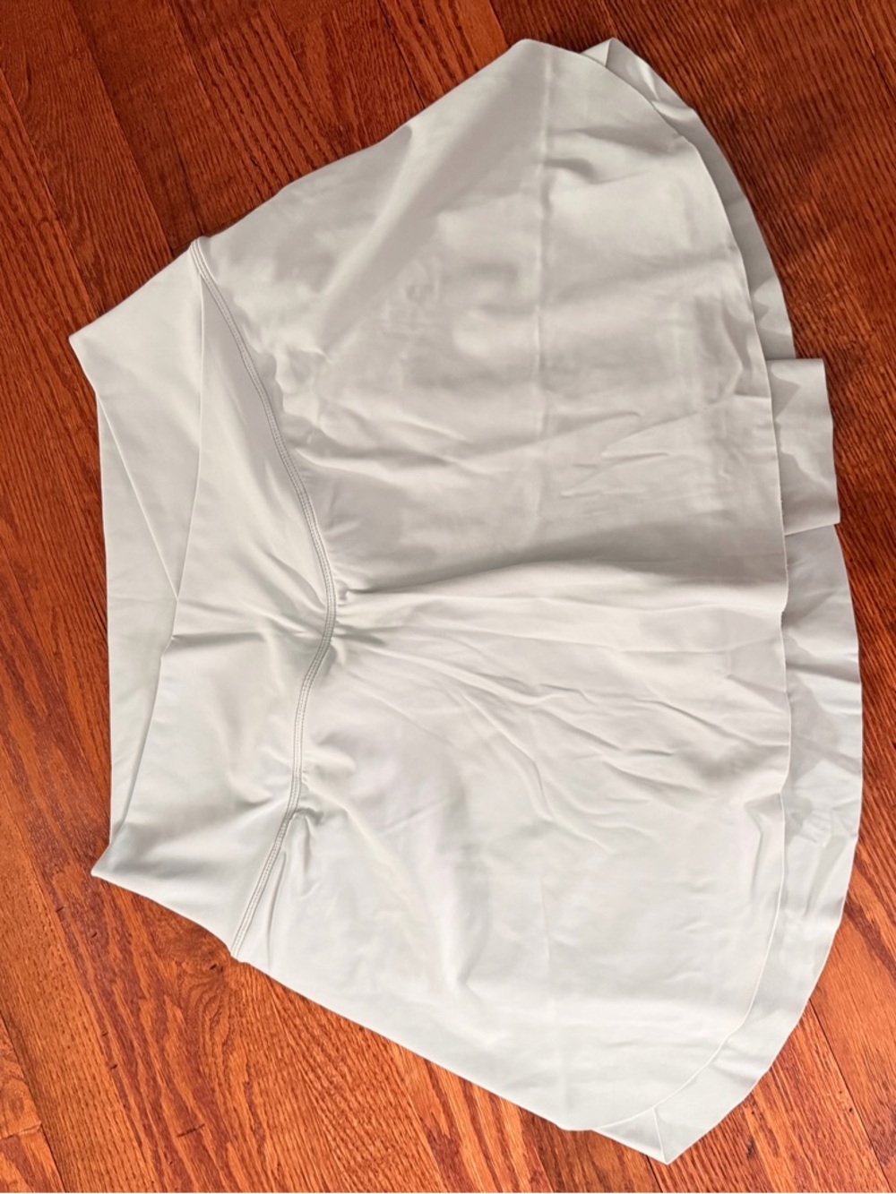 Light Gray/Blue Athletic Skirt with Stretch Fabric